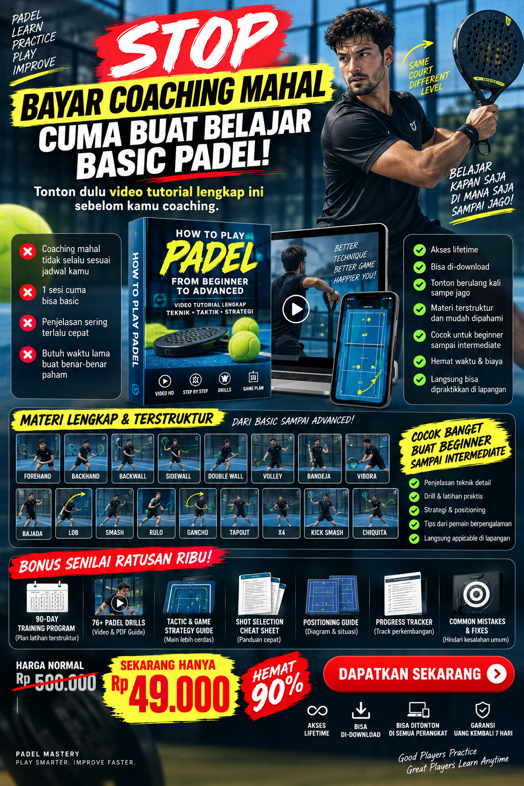 Padel Mastery From Beginner to Advanced